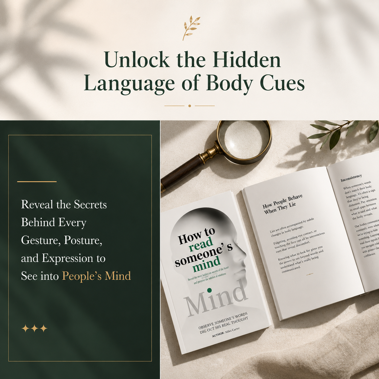 How to Read Someone's Mind: Reveal the Most Hidden Secrets of the Heart and Perceive the Subtlest Truths of Emotions