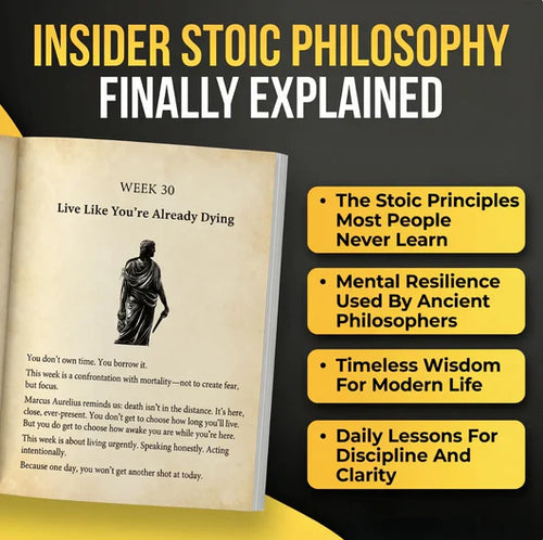 Stoicism: 365 Daily Lessons for Motivation, Mental Strength