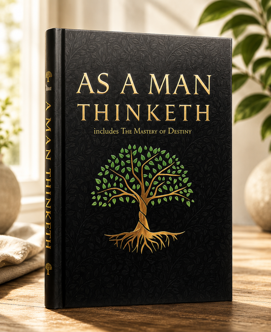 As a Man Thinketh by James Allen — front cover of the 1902 self-help classic, Aspira Reads edition